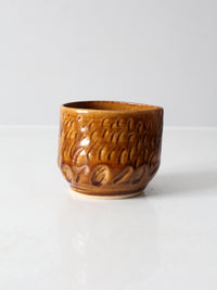 vintage studio pottery bowl with spout