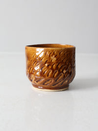 vintage studio pottery bowl with spout