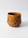 vintage studio pottery bowl with spout