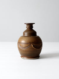 vintage studio pottery vase