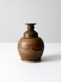 vintage studio pottery vase