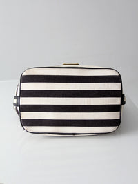 Michael Kors striped canvas tote