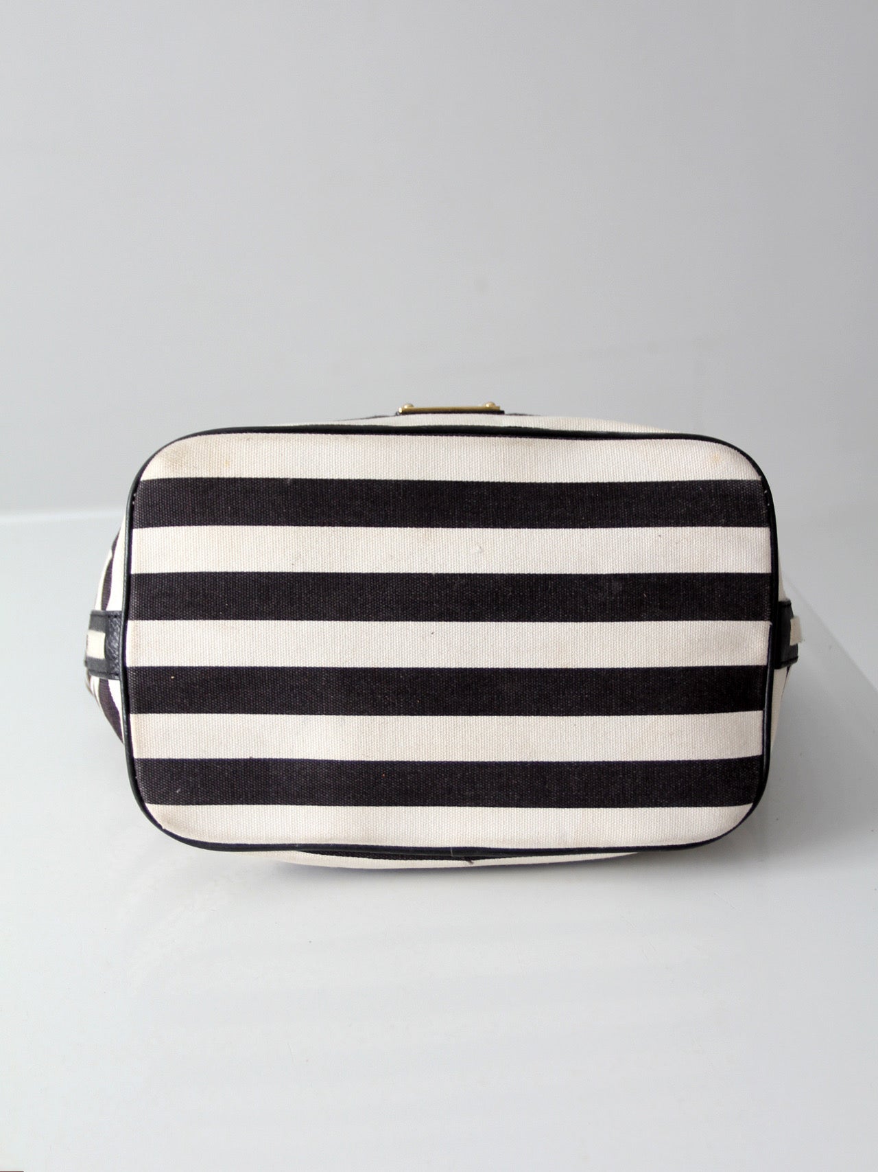 Michael Kors striped canvas tote