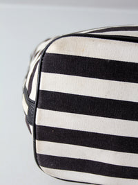 Michael Kors striped canvas tote