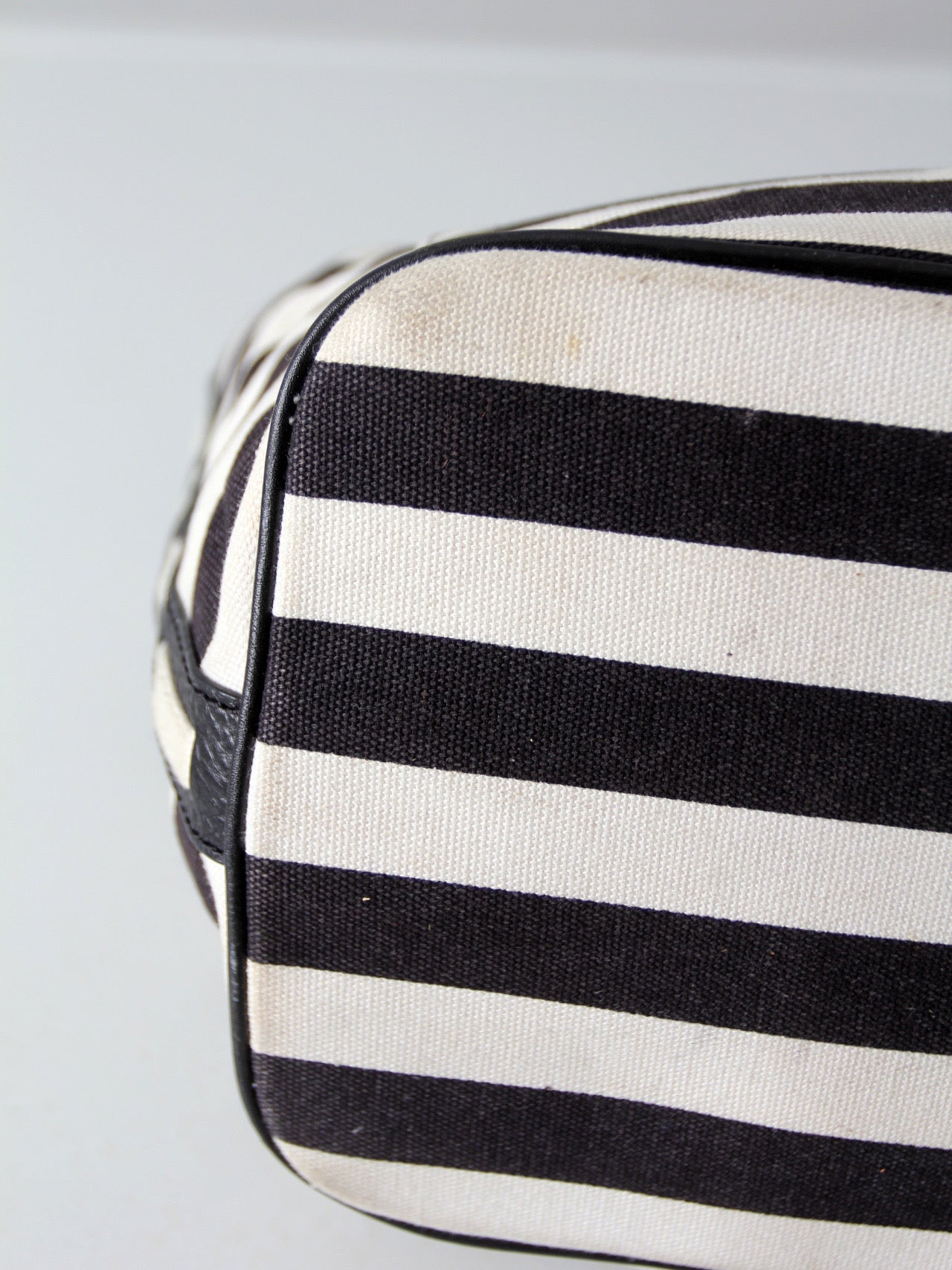 Michael Kors striped canvas tote