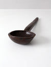 primitive hand-carved wooden spoon