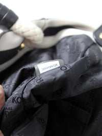 Michael Kors striped canvas tote