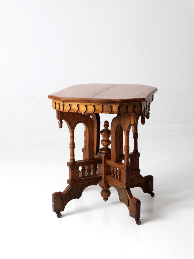 antique Victorian parlor table