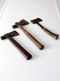 antique primitive hatchet collection
