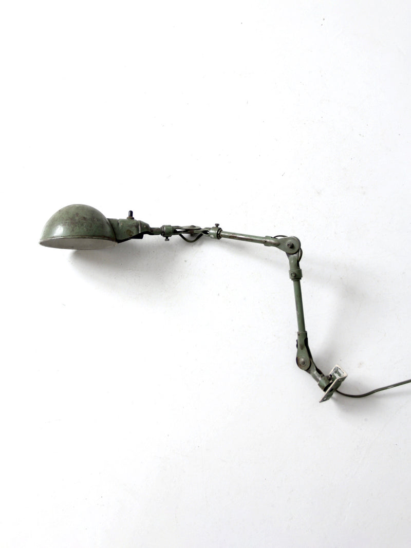 vintage American industrial task lamp