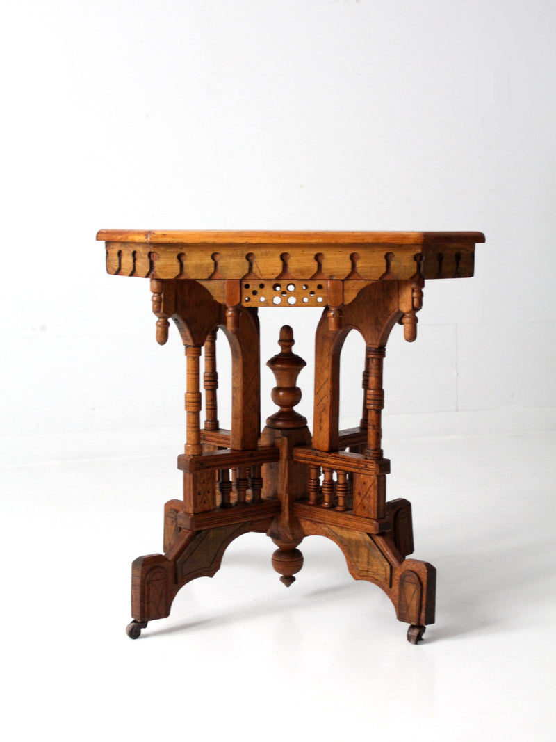 antique Victorian parlor table