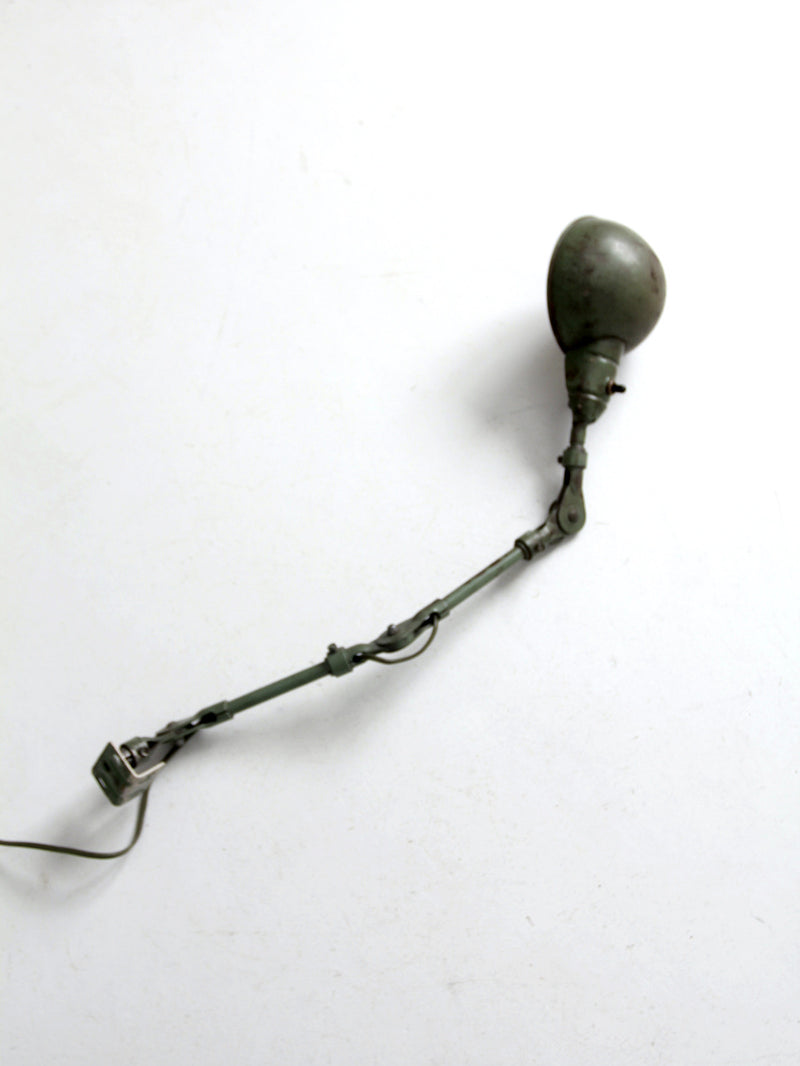 vintage American industrial task lamp