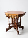 antique Victorian parlor table