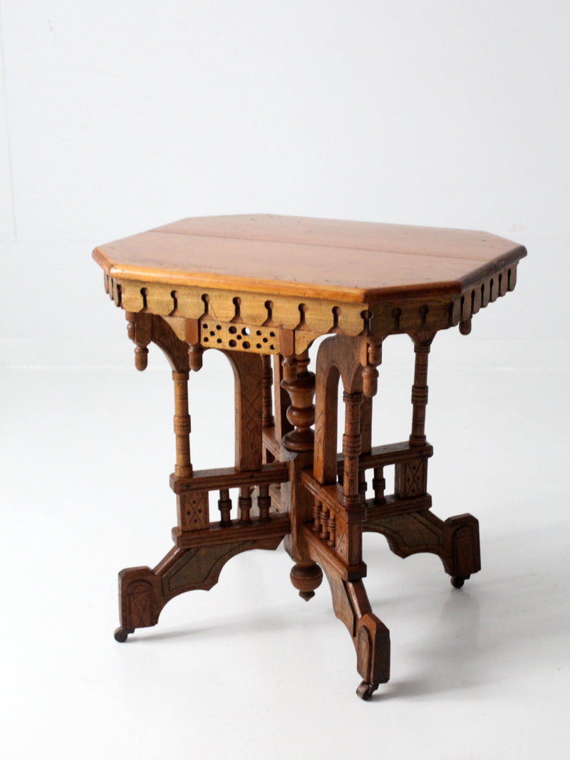 antique Victorian parlor table