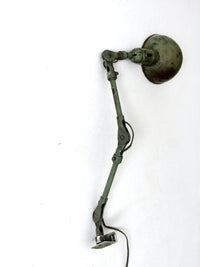 vintage American industrial task lamp