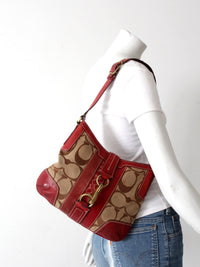 vintage Coach Hamptons Signature hobo bag