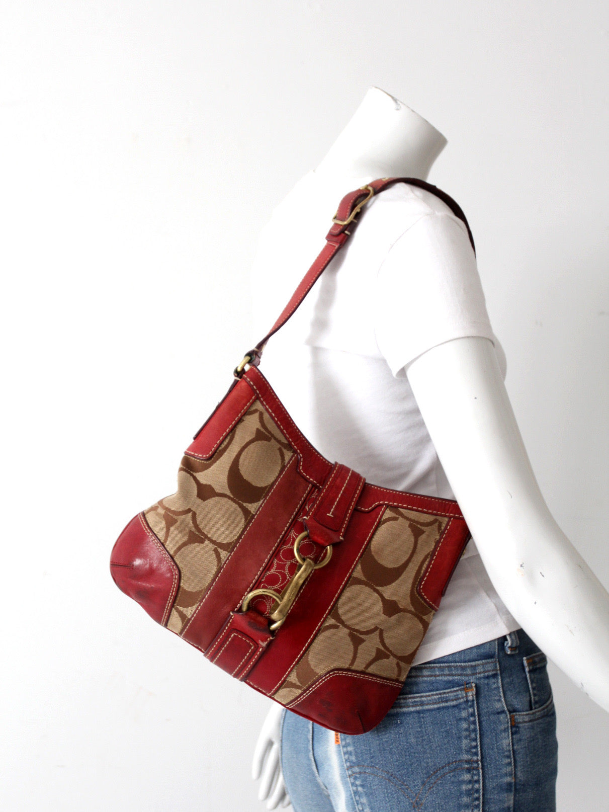 vintage Coach Hamptons Signature hobo bag