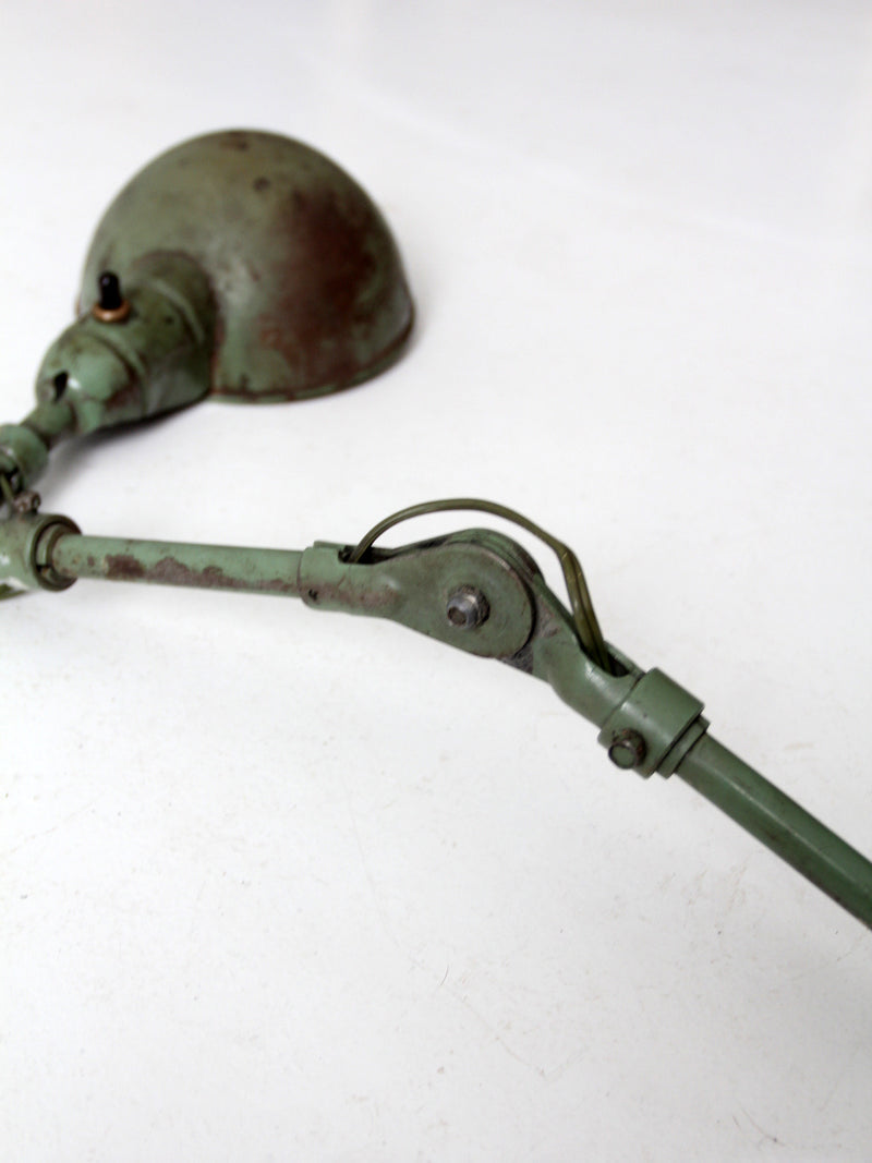 vintage American industrial task lamp