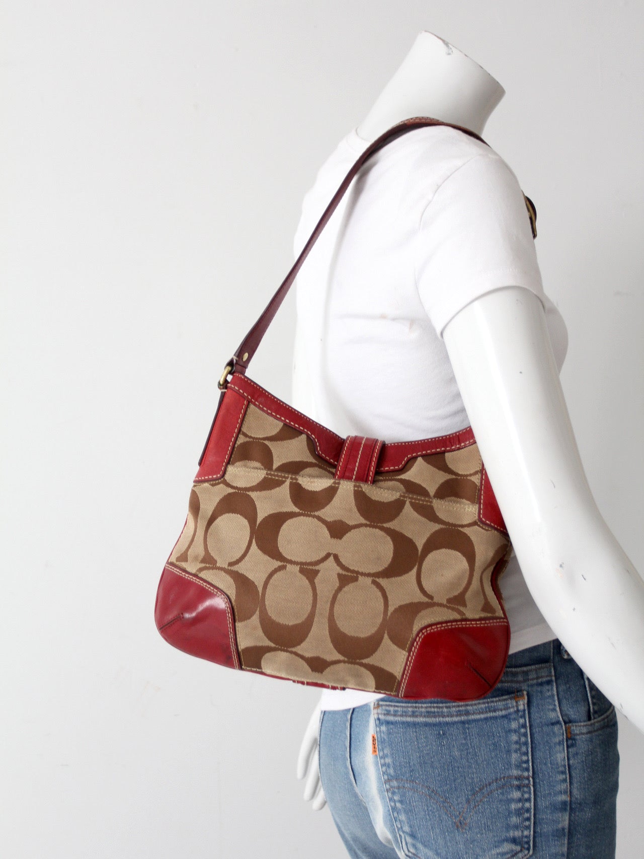 vintage Coach Hamptons Signature hobo bag