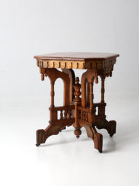 antique Victorian parlor table