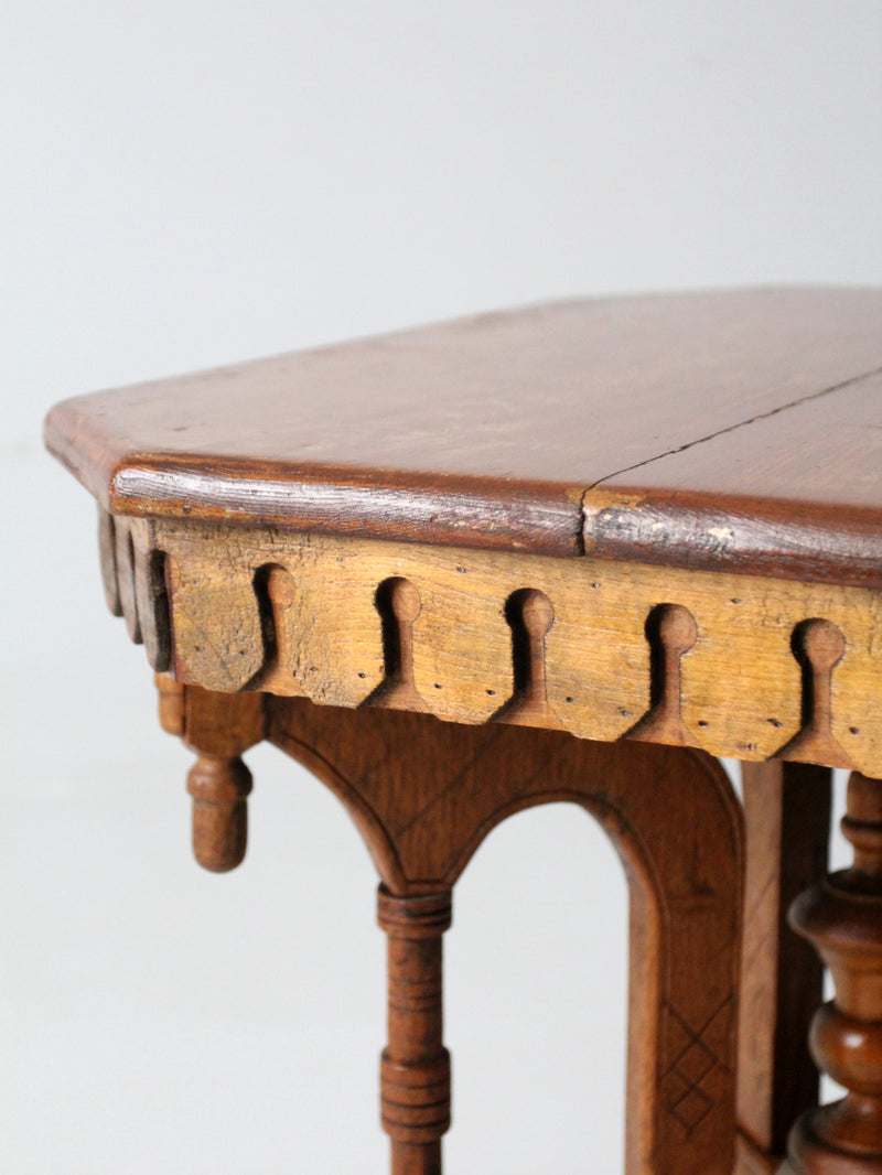 antique Victorian parlor table