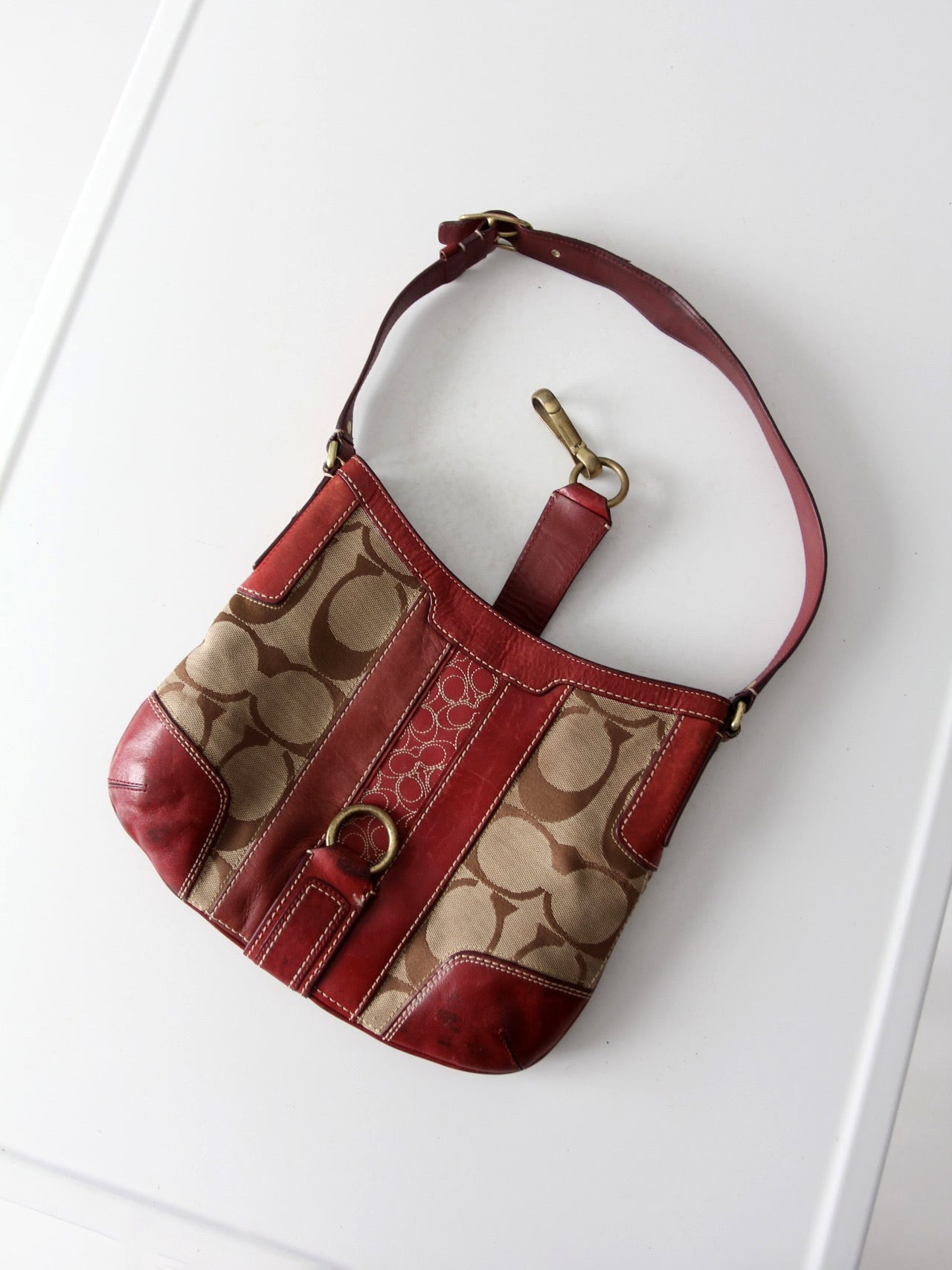vintage Coach Hamptons Signature hobo bag
