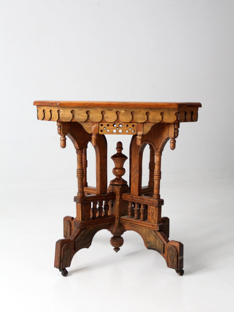 antique Victorian parlor table