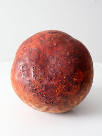 vintage hand-carved gourd art vase