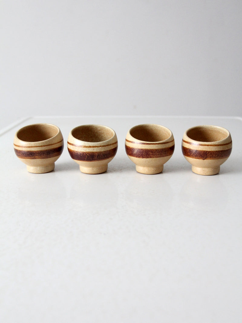 mid-century Pottery Craft Compton decanter set