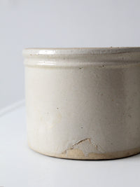 pair of antique stoneware kitchen crocks