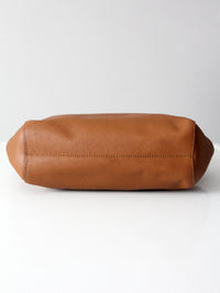 Michael Kors Jet Set Saffiano brown leather tote bag