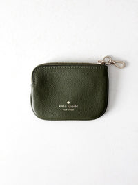 Kate Spade pebbled leather coin pouch