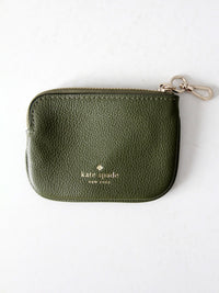 Kate Spade pebbled leather coin pouch