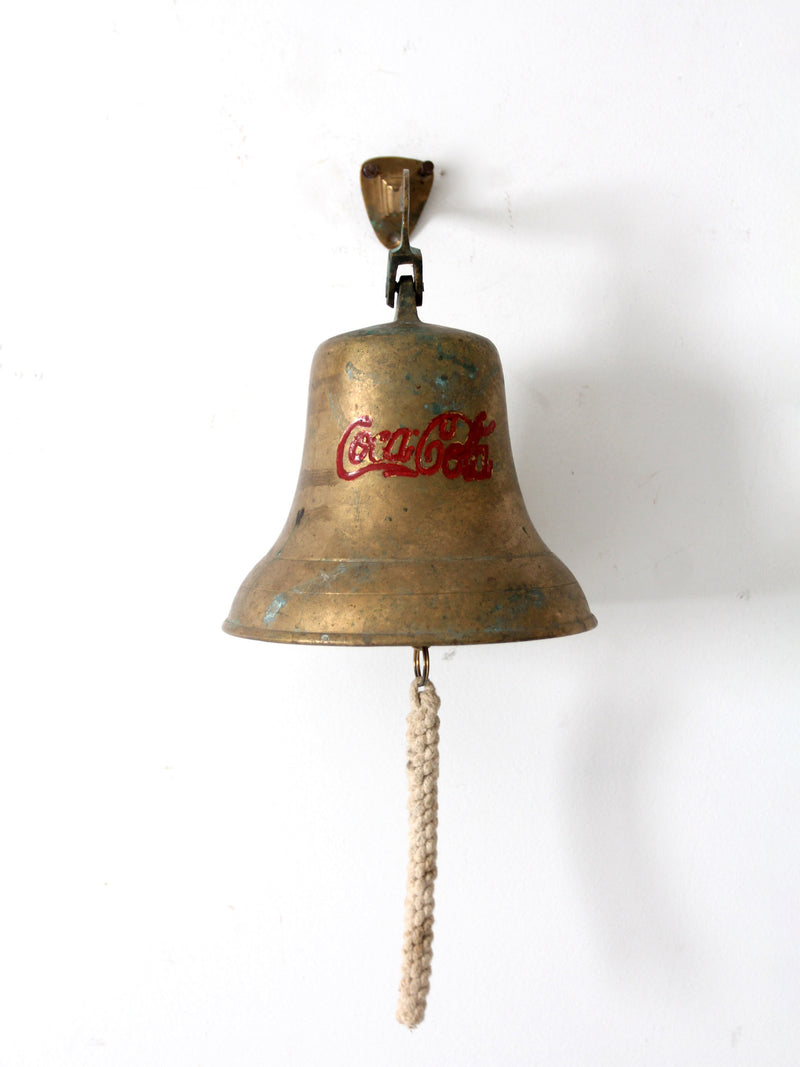 vintage Coca-Cola brass bell
