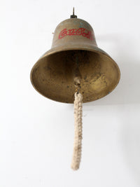 vintage Coca-Cola brass bell