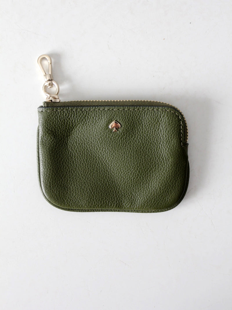 Kate Spade pebbled leather coin pouch