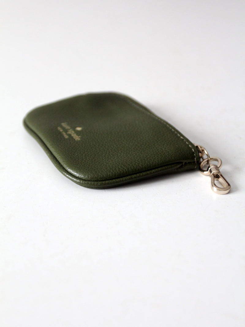 Kate Spade pebbled leather coin pouch