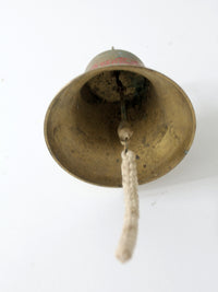 vintage Coca-Cola brass bell