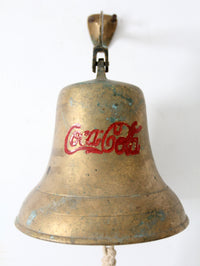 vintage Coca-Cola brass bell