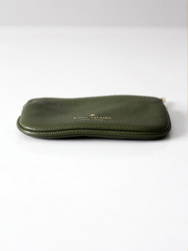 Kate Spade pebbled leather coin pouch