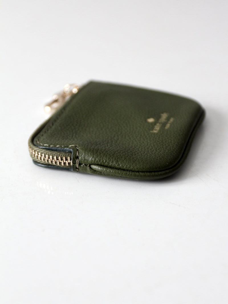 Kate Spade pebbled leather coin pouch