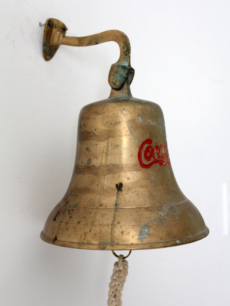 vintage Coca-Cola brass bell