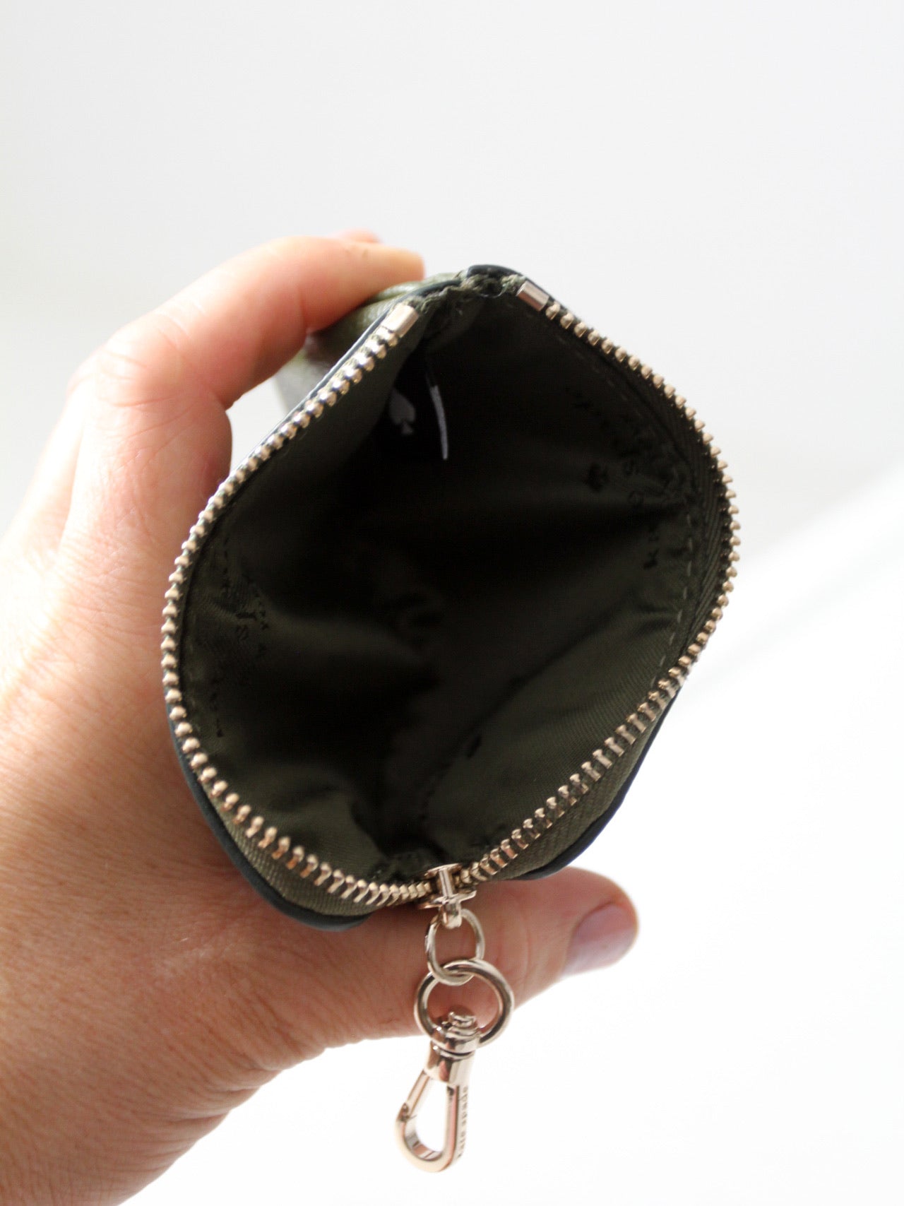 Kate Spade pebbled leather coin pouch