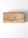 Coach exotic trim slim envelope wallet