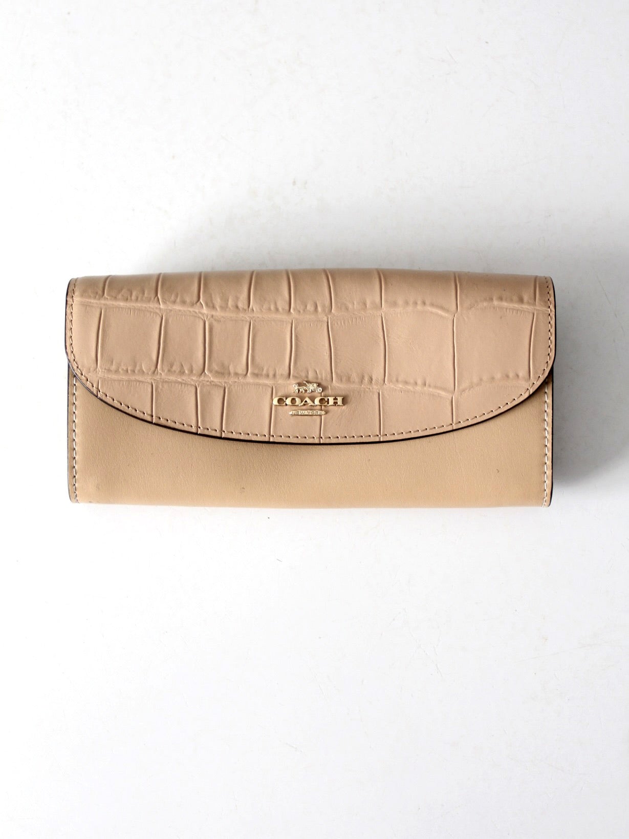 Coach exotic trim slim envelope wallet