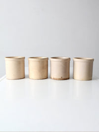 antique stoneware crocks | set of 4