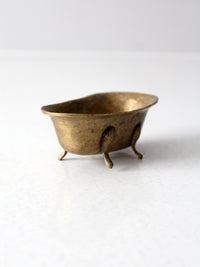 vintage brass bathtub soap dish