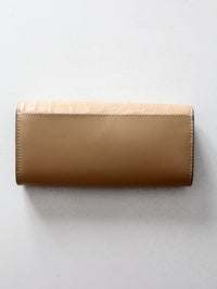 Coach exotic trim slim envelope wallet