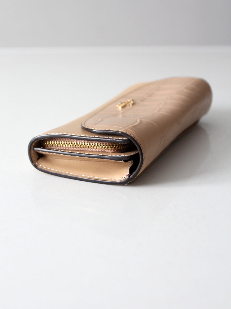 Coach exotic trim slim envelope wallet