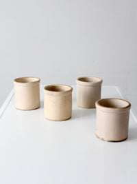 antique stoneware crocks | set of 4